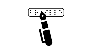 Kép: braille írás ikon