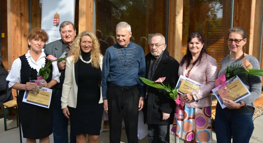 Dr. Nagy Sándor Puskás Kata és az idei Hangomat adom díjas felolvasók